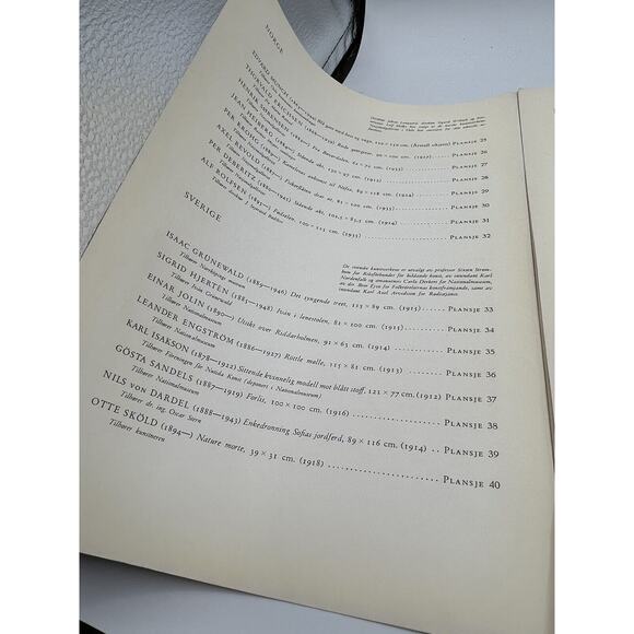 Magazine Nordisk Malerkunst 40 Reproductions Famous Artists Folio 1950 Denmark - Picture 4 of 9